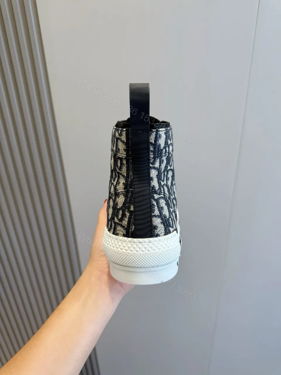 View 5 of Monogram High-Tops: Italian-Inspired Canvas sneakers