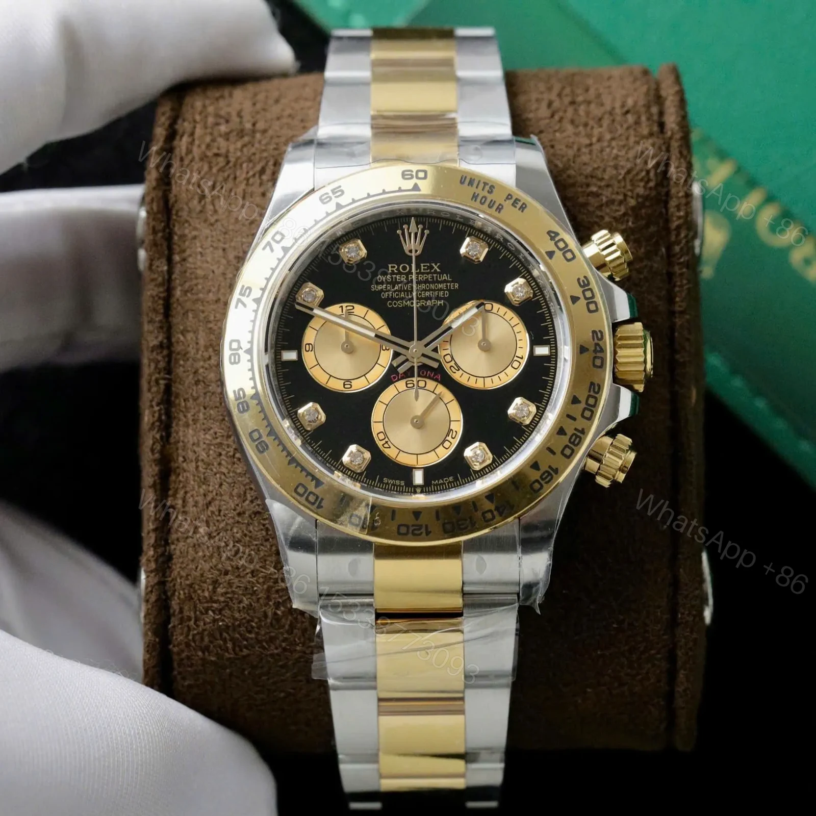 View 2 of Replica Rolex Daytona Black Dial 116523/2