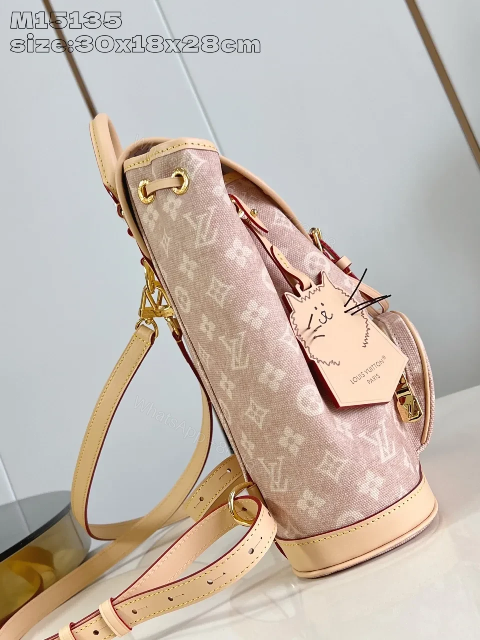 View 5 of Monogram Mini Backpack: Textured Leather, Compact Luxury