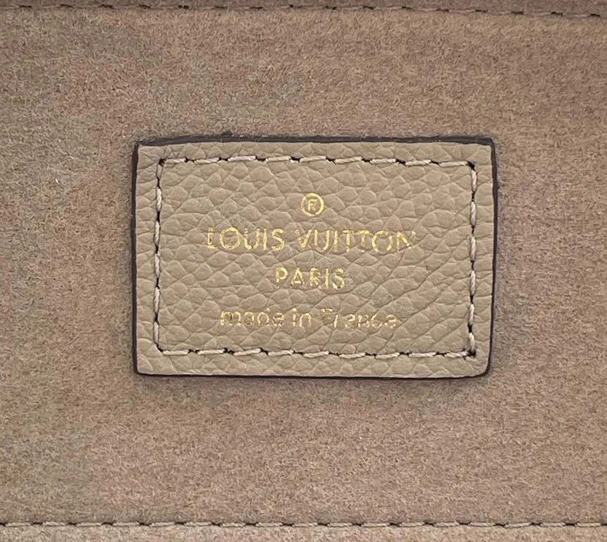 View 2 of Grey-Brown LV Monogram Satchel - Elegant Leather Bag