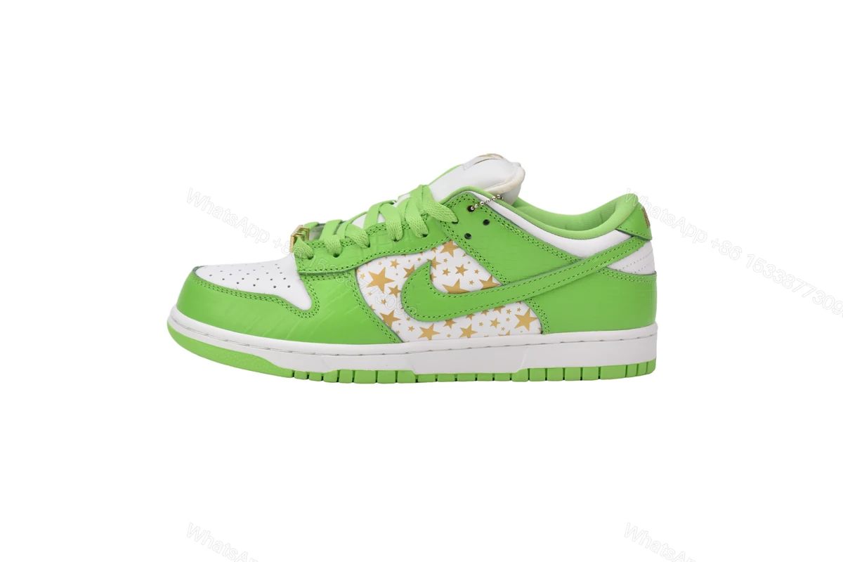 View 11 of Supreme x Nike SB Dunk Low "Green Stars” DH3228-101