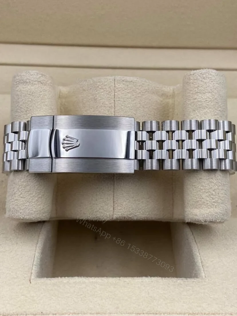 View 4 of Rolex Datejust Rhodium Dial 126300 “Wimbledon” Jubilee 41 mm