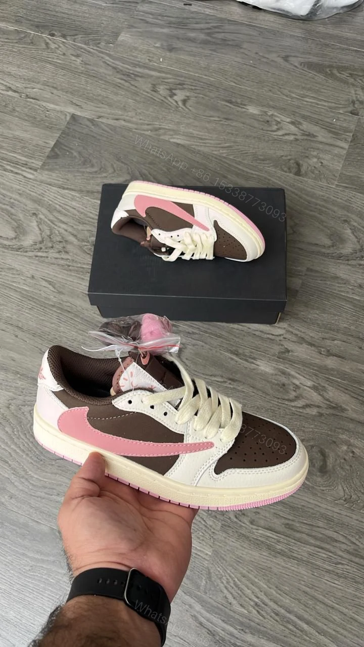 View 3 of First Copy Cut-Low Cactus Jack Girls Sneakers