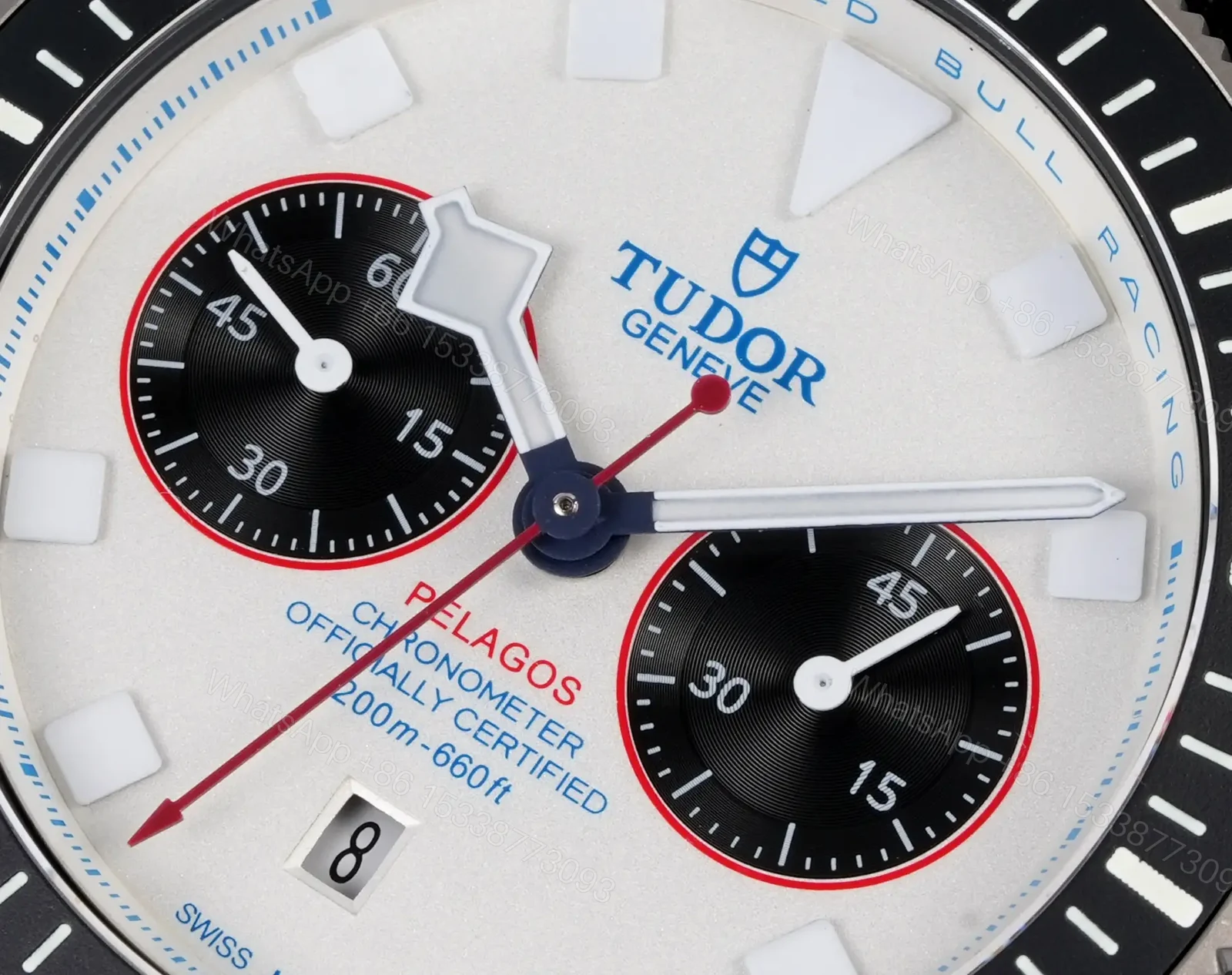 View 5 of Tudor FXD White Dial Chronograph Black Fabric Strap Ultimate 43MM M25807KN-0001