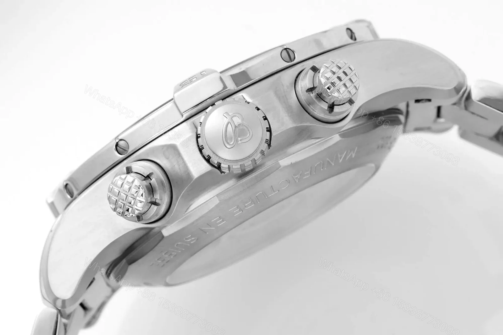 View 7 of Breitling Avenger B01 Chronograph 42 Stainless Steel Blue Dial Bracelet AB0146101C1A1