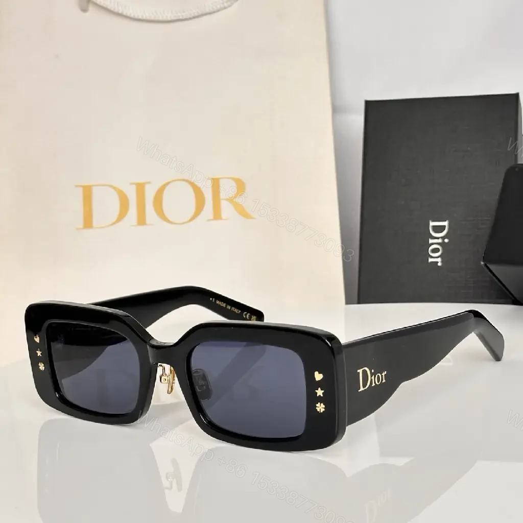 View 2 of Bold Black Square Sunglasses – Glossy Frame, Luxury Comfort