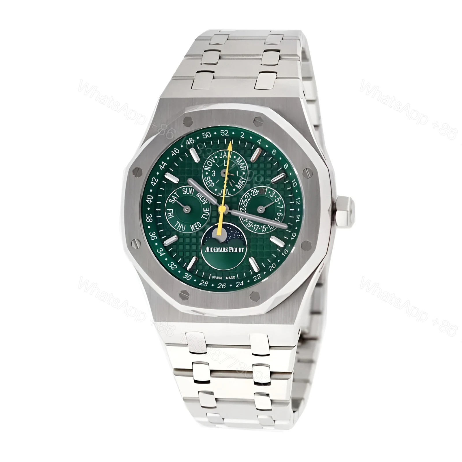 View 2 of Audemars Piguet Royal Oak Perpetual Calendar 26574ST.OO.26606ST.03 Replica