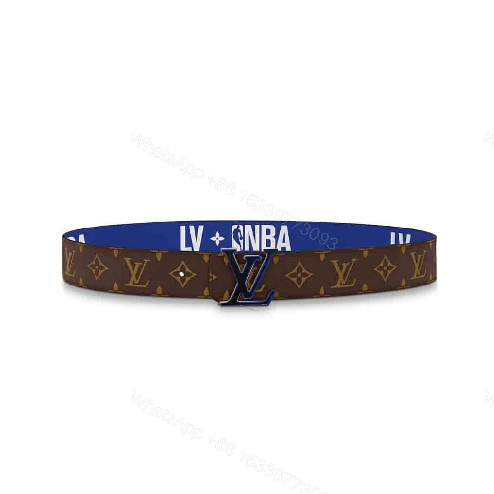 LOUIS VUITTON X NBA 3 STEPS 40MM REVERSIBLE MONOGRAM CANVAS BELT – B114 — view 1