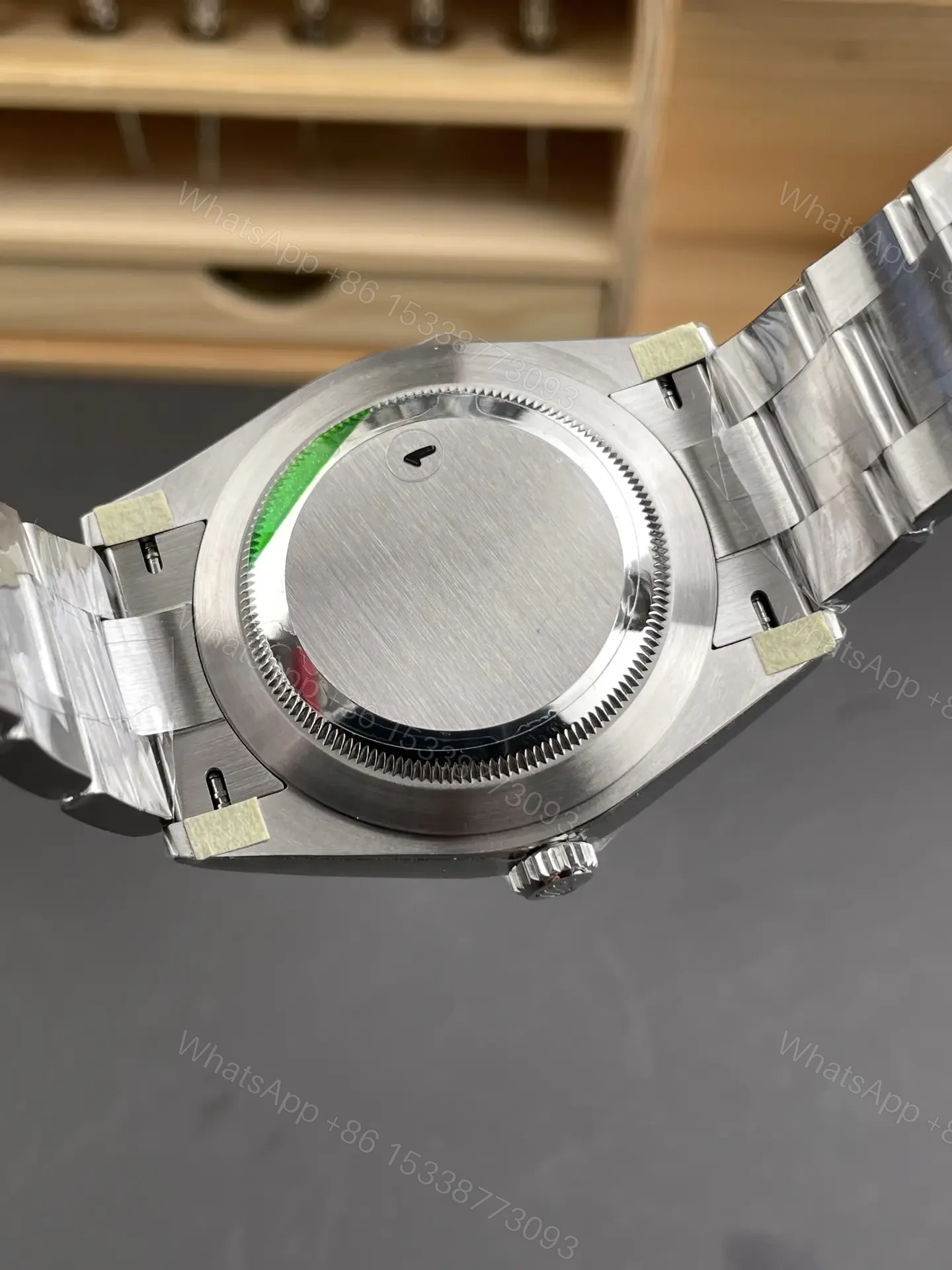 View 10 of Rolex Oyster Perpetual 41 134300 Pistachio Dial Watch 134300-006