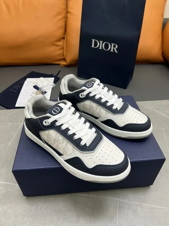View 8 of Chic Leather-Lined Sneaker: Dior-Inspired Luxury Comfort