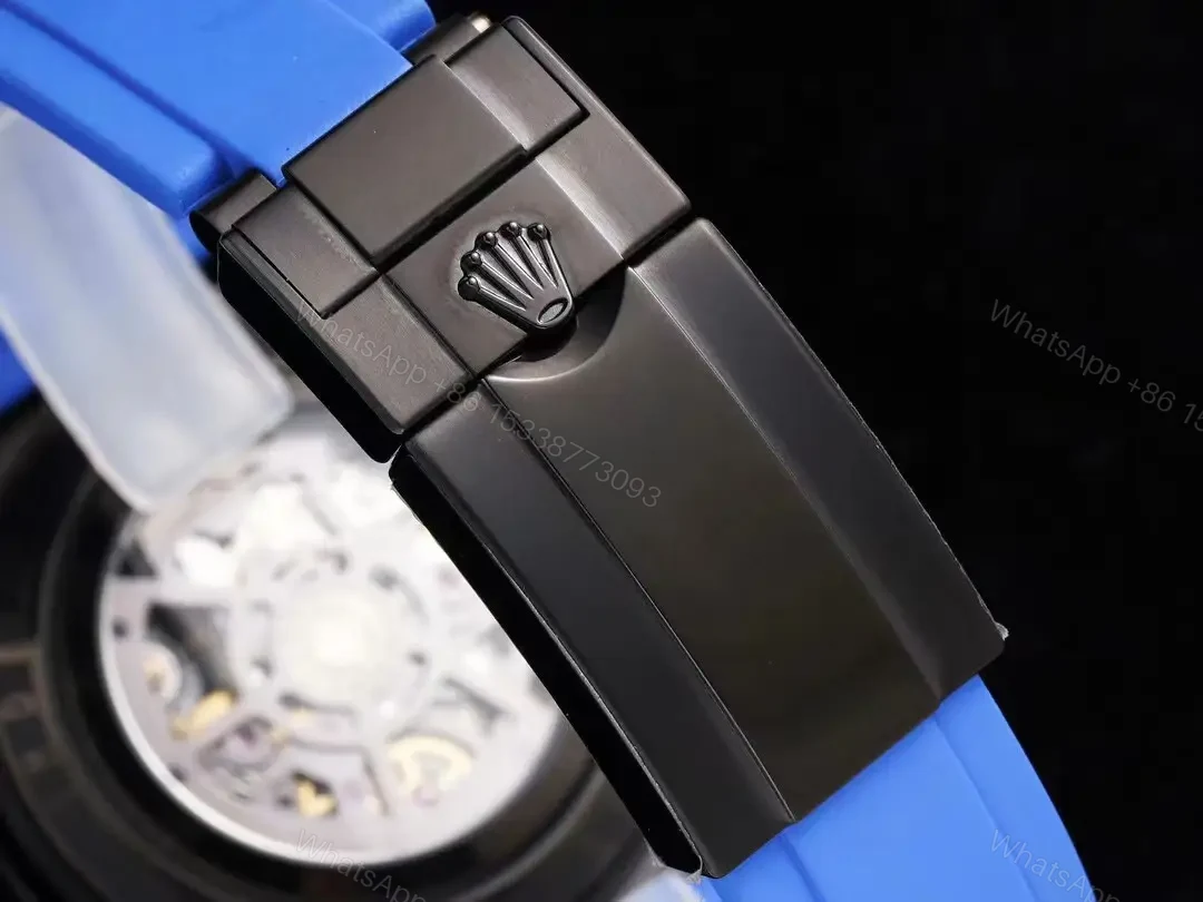 View 9 of Best Rolex Daytona Skeleton Blue replica 40MM Blue Rubber Strap Edition RLX-DAYTONA-SKELETON-BLUE-40MM-BLUE-RUBBER-STRAP