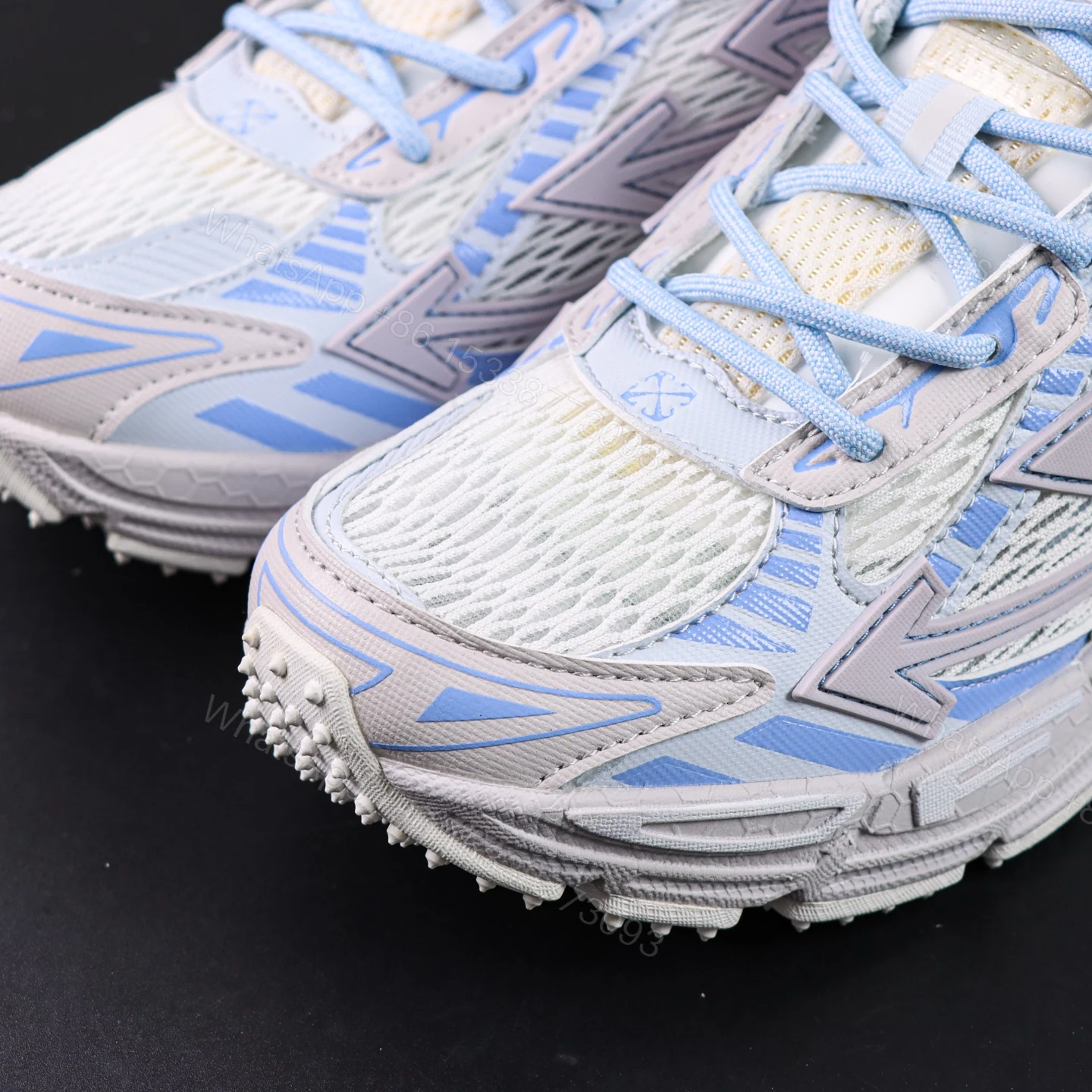 View 5 of Off White Be Right Back Light Blue Grey