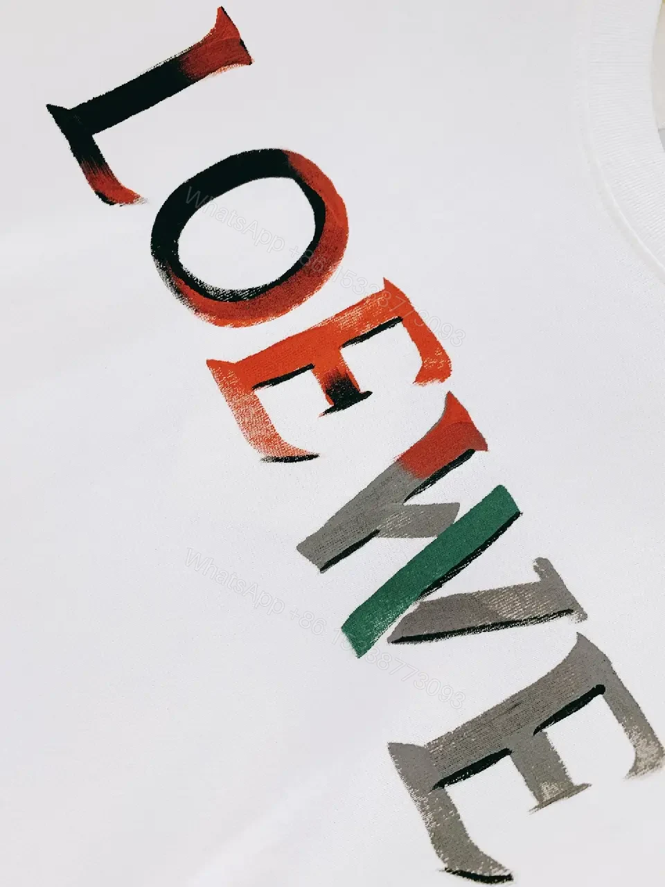 View 3 of White + Cotton + Graphic Tee + Multicolor Logo + T-Shirt