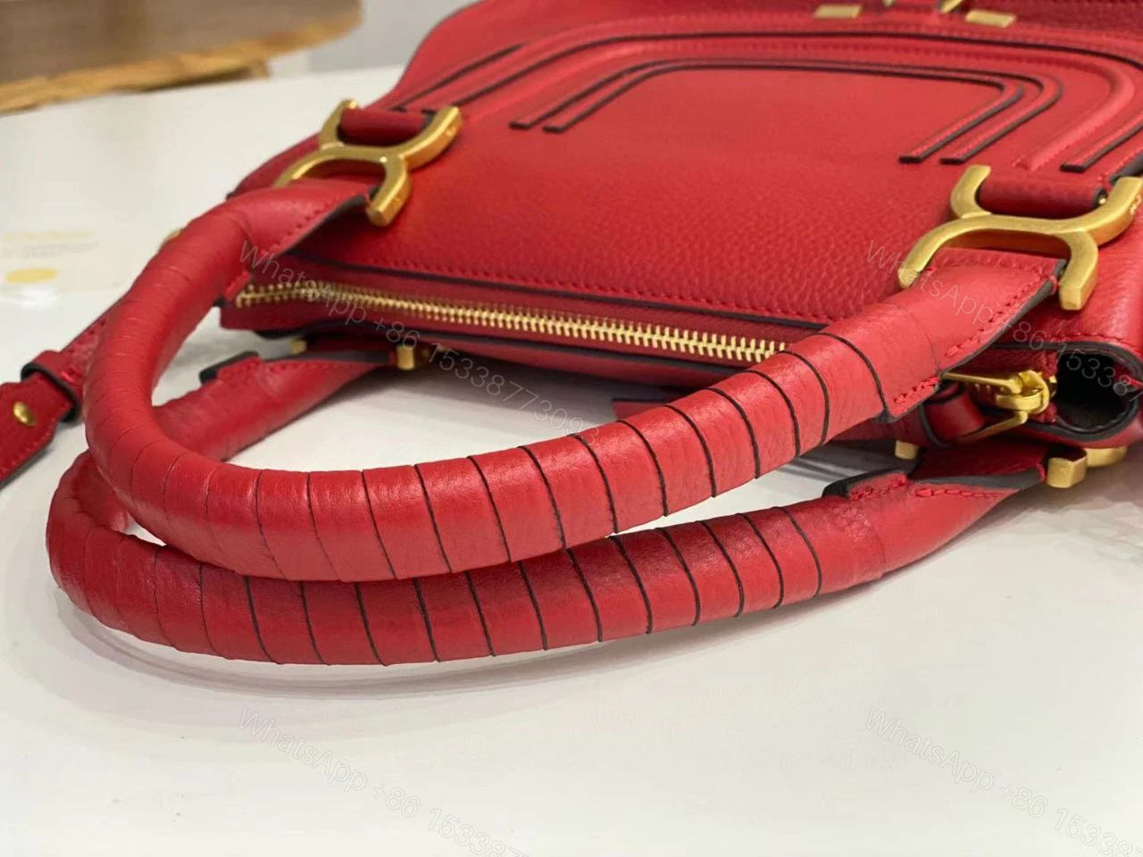 View 2 of Chloe Women Marcie Double Carry Bag