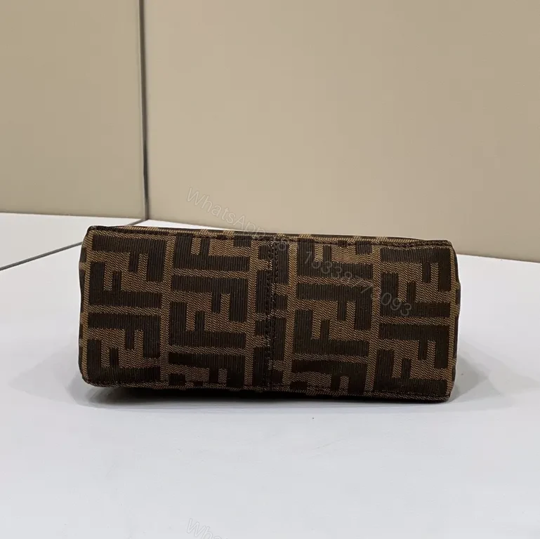 View 3 of Compact Luxury Fendi-Style Patterned Mini Bag