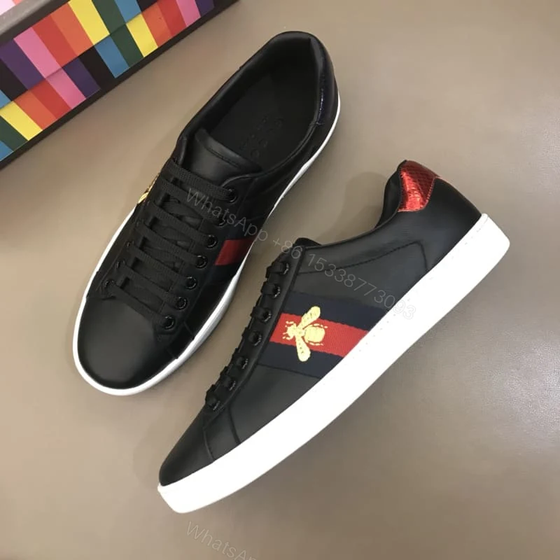 View 4 of GUCCI ACE EMBROIDERED BEE SNEAKER – GC37