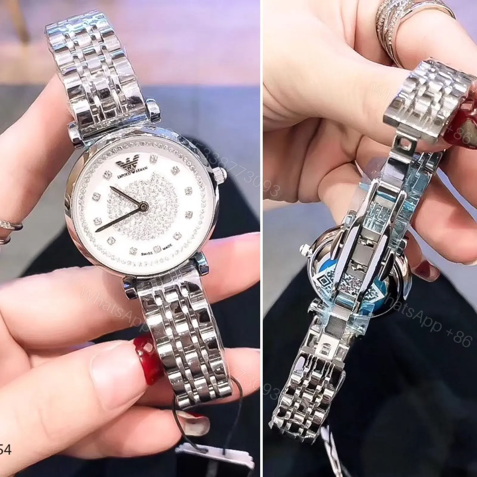 View 2 of Emporio Armani Slim For Her 7AA Watch