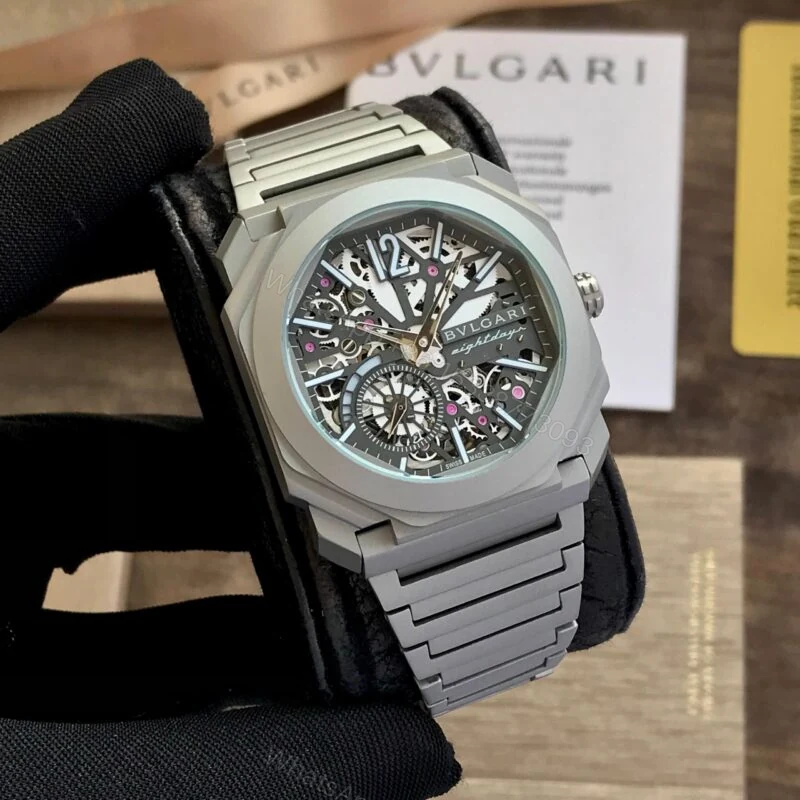 View 2 of Bvlgari Octo Finissimo Skeleton Grey 35mm Automatic