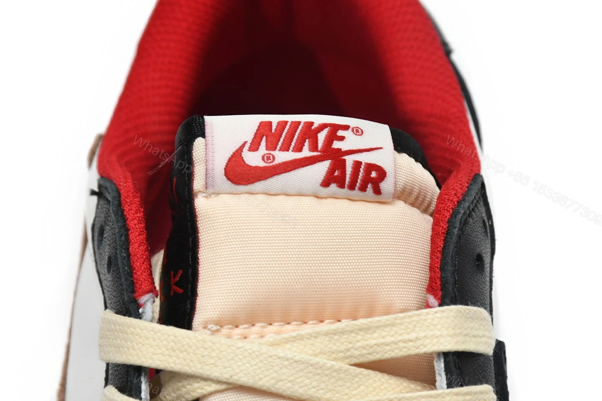 View 6 of Travis Scott x Air Jordan 1 Low Black Red DM7866-166