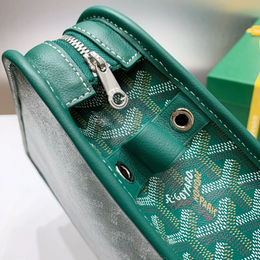 View 5 of 高仿Goyard*JOUVEN5多功能洗漱手拿包藍色小號免檢版