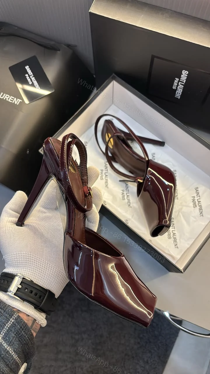 View 6 of BUY FIRST COPY YSL RETRO TRENDY HIGH-HEEL FOR WOMEN