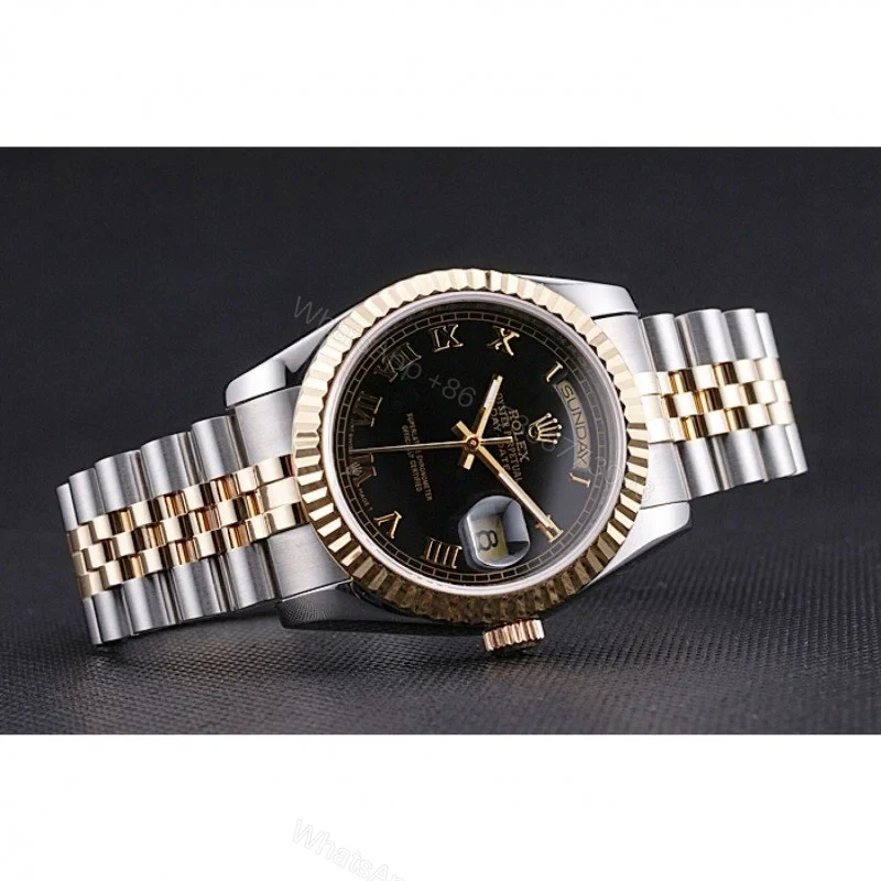 View 4 of Superclone Rolex Day-Date Black Dial SRL78 36 mm