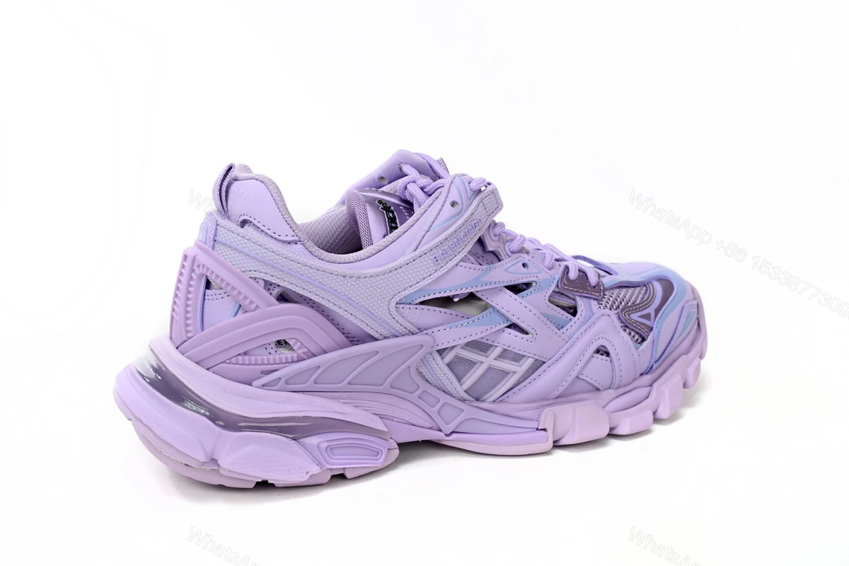 View 4 of Balenciaga Track 2 Sneaker Military Purple 568615 W3AG1 5310