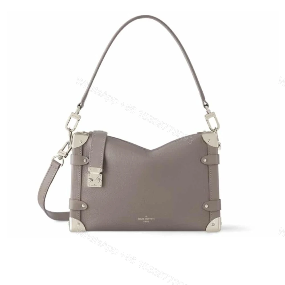Louis Vuitton Side Trunk MM Taupe Grey 23Cm M25072 — view 1