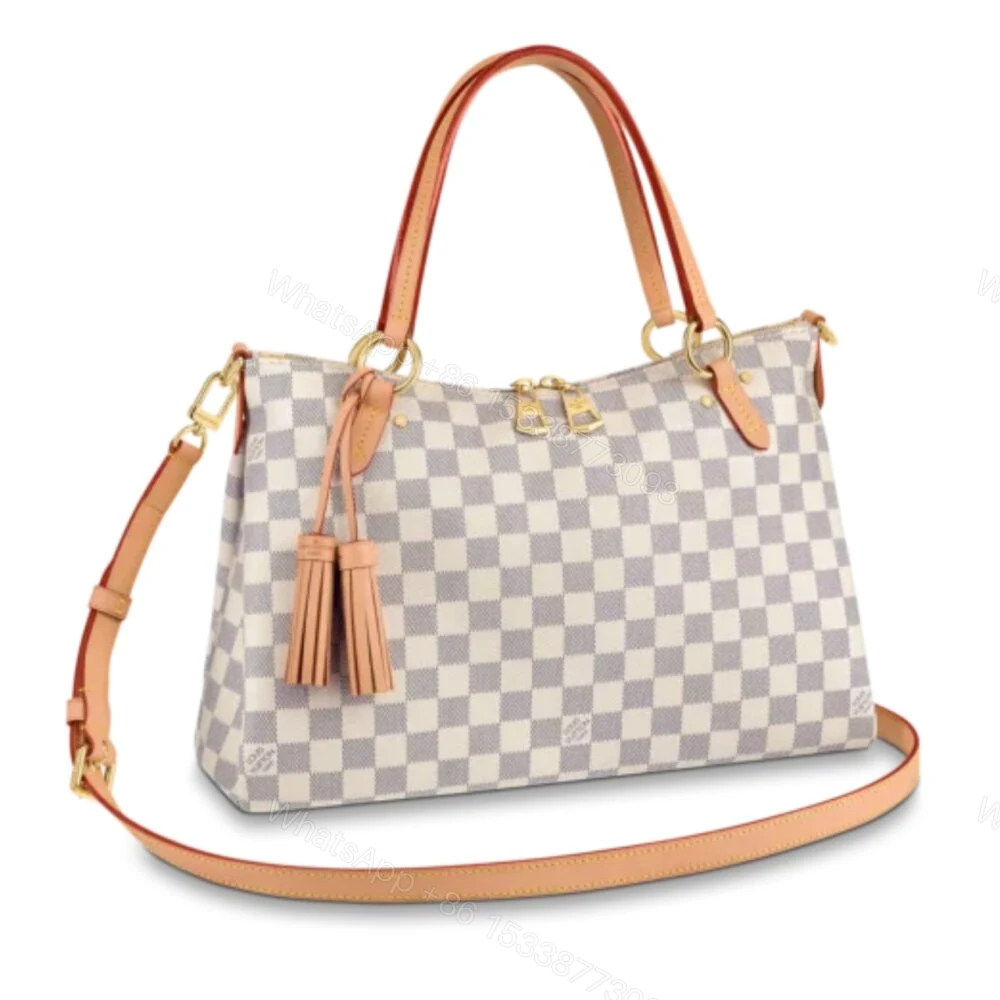 Louis Vuitton Lymington Damier Azur 35Cm N40022 — view 1