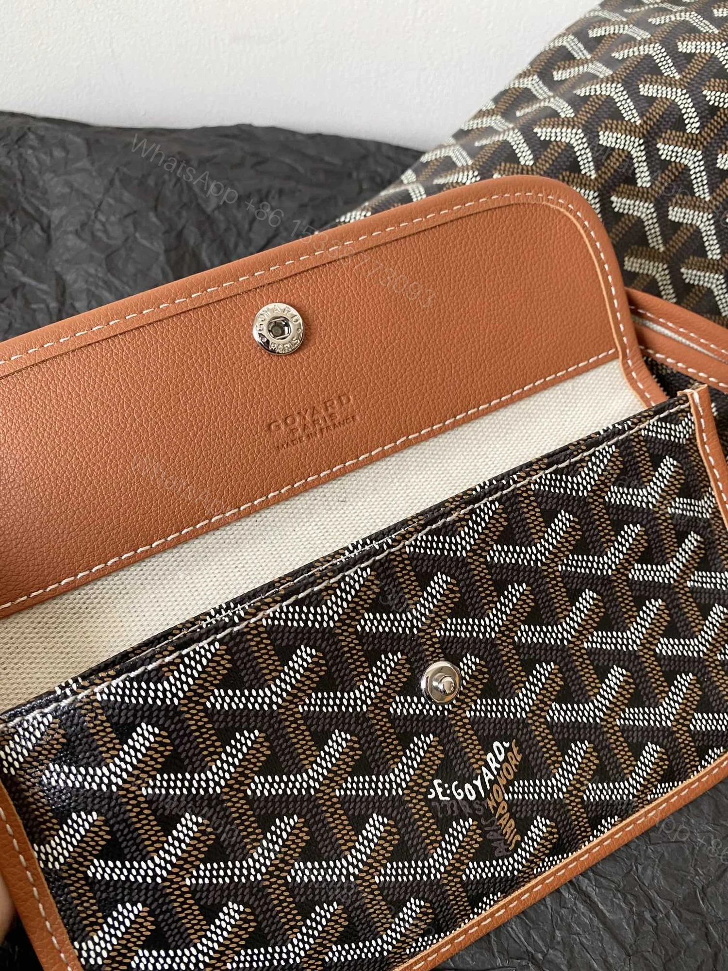 View 8 of GOYARD Goyardine Artois MM Tote Bag