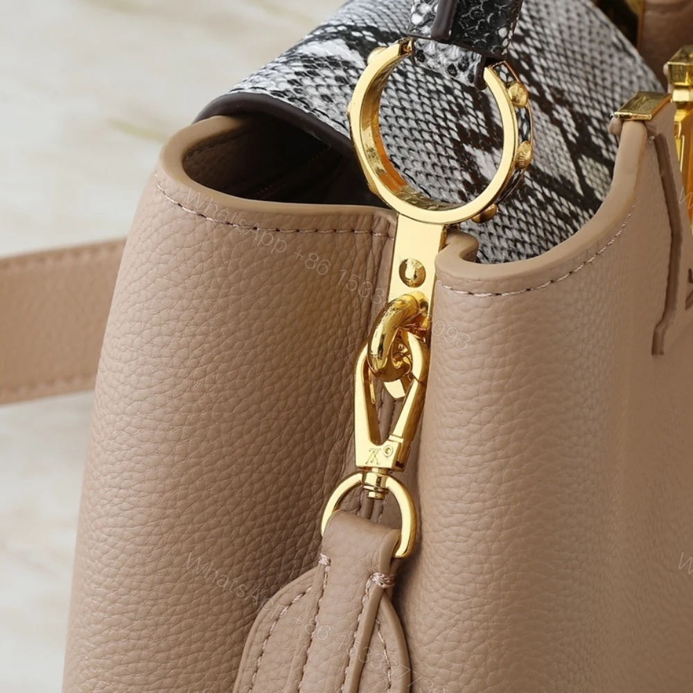 View 6 of Louis Vuitton Capucines BB Brown 27Cm N92041