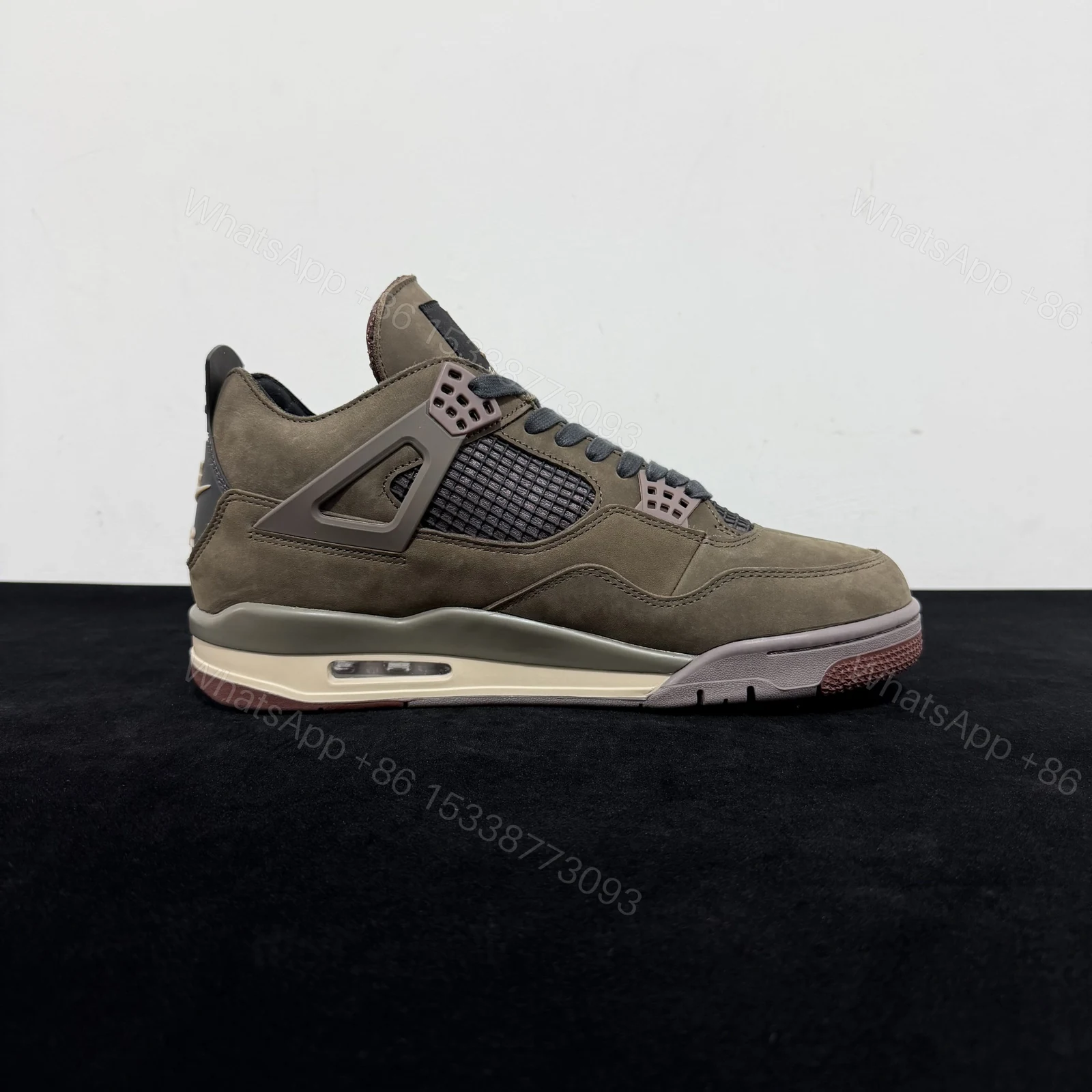View 2 of A Ma Maniere x Jordan 4 “Dark Mocha”