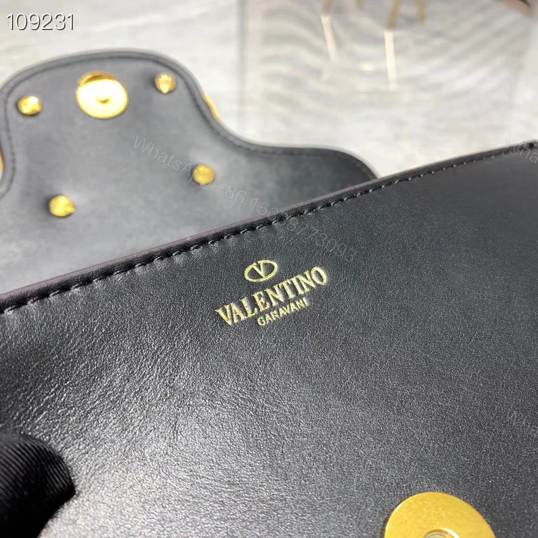 View 2 of VALENTINO LOC? SMALL SHOULDER BAG IN CALFSKIN BLACK 1W2B0K53ZXL0NO