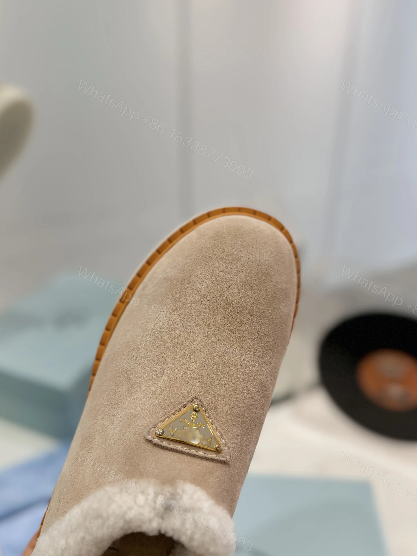 View 5 of PRADA SUEDE MULES BEIGE 1S715NFZG50X0O