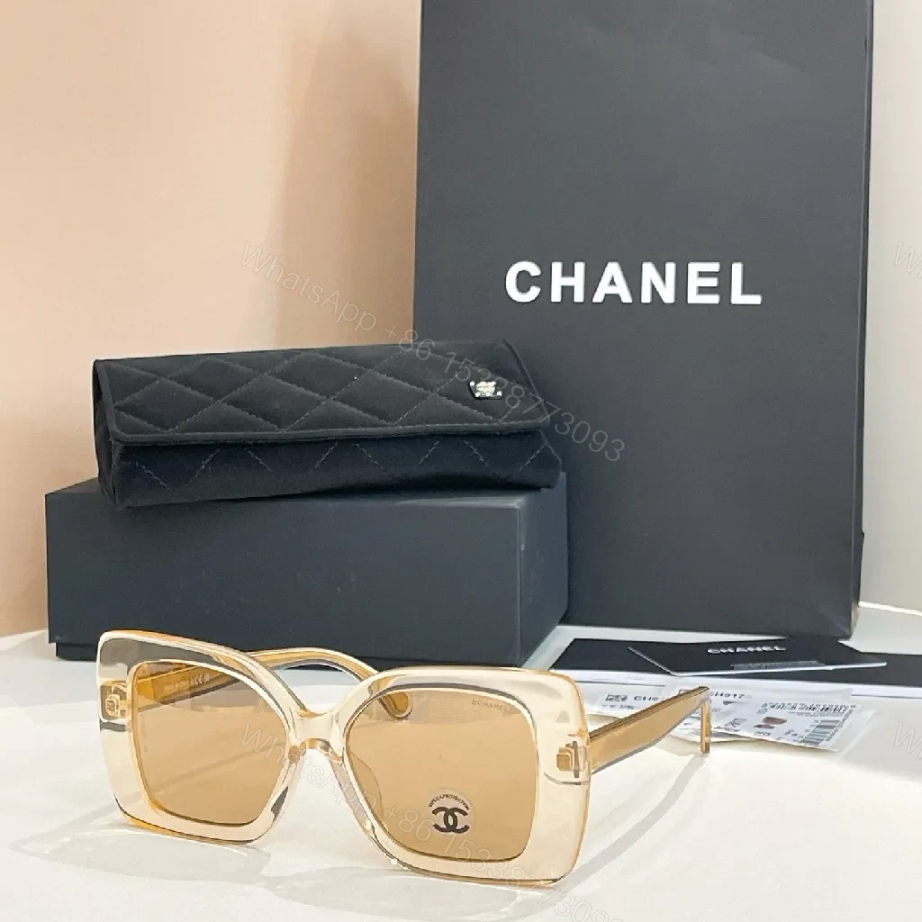 View 5 of Quilted Bold Sunglasses on Chain – Luxe Everyday Shield