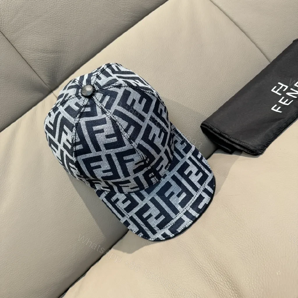 View 6 of Monochrome Cap: Geometric Monogram, Bold Texture, Street-Ready Style