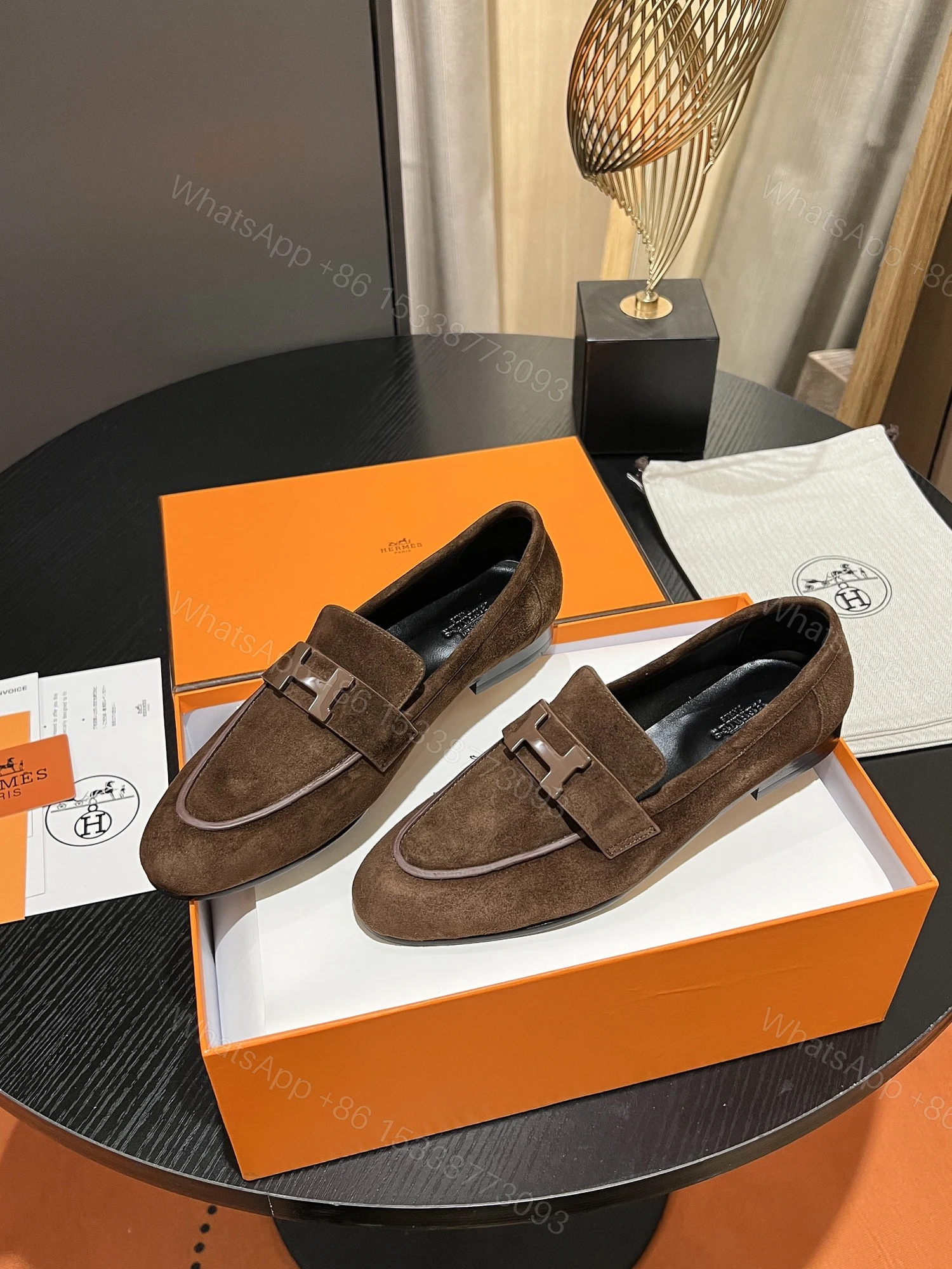 View 8 of HERMES PARIS LOAFER BROWN