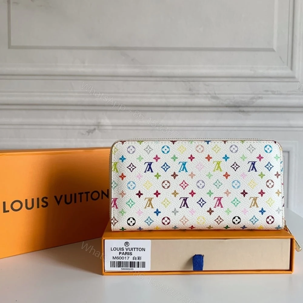 View 2 of Louis Vuitton Zippy Multicolored White 19Cm