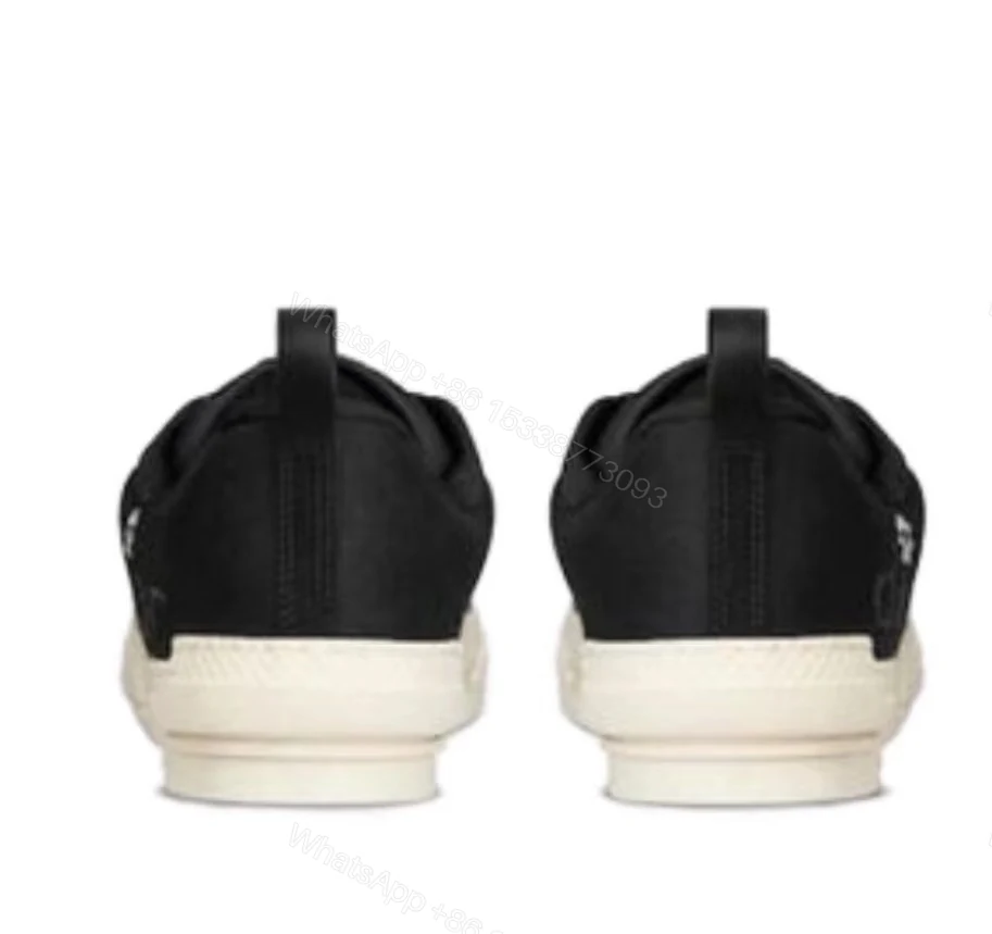 View 3 of Dior B23 Skater Low Top ERL Black Cotton Canvas 3SN292ZWC_H968