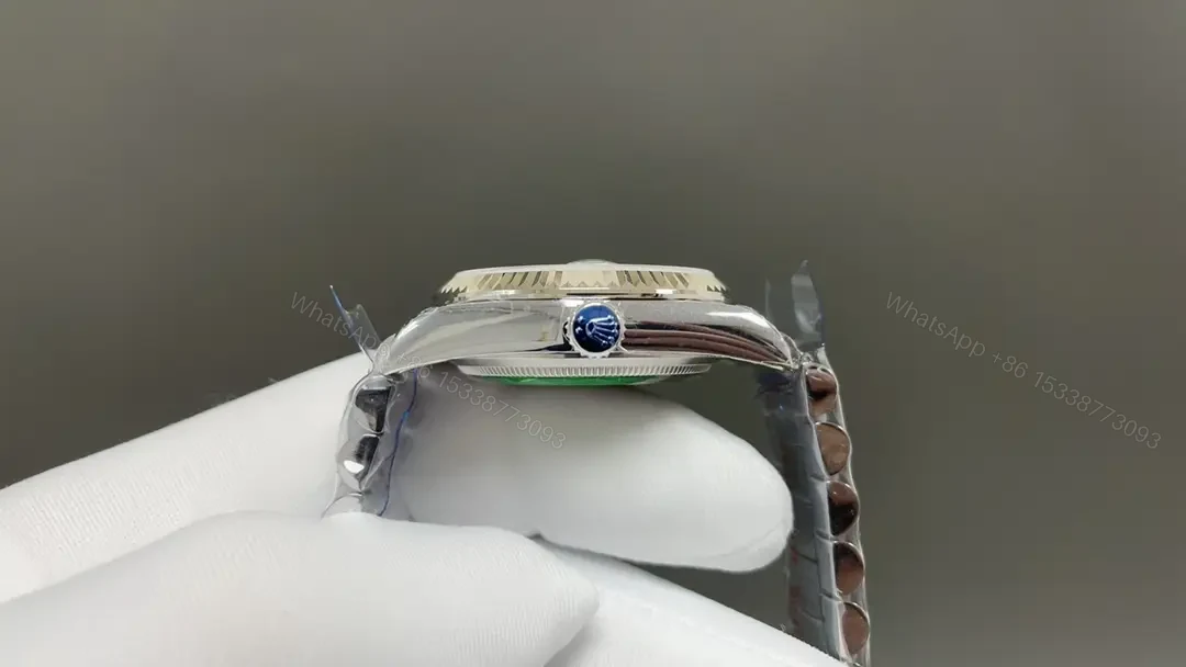 View 4 of Rolex Day-Date Violin Dial Vienna Philharmonic Green Edition Stainless Steel Pattern Bracelet 36mm RG-DD36-PUZZLE-WG