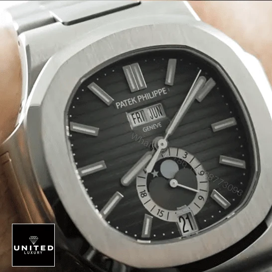 View 10 of Patek Philippe Nautilus Black Dial Replica