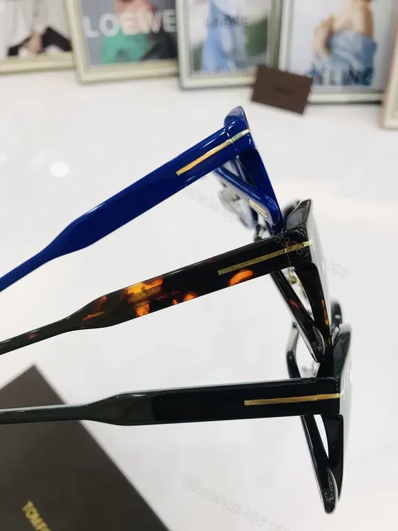 View 9 of Bold Blue Frame Sunglasses â€“ Luxury Fashion, All-Day Comfort