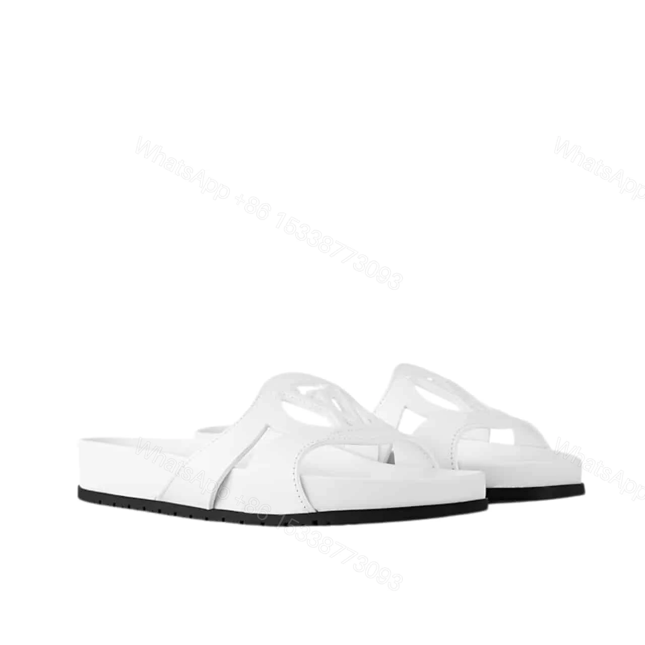 LOUIS VUITTON ISOLA FLAT COMFORT MULE WHITE 1ACPB9 — view 1