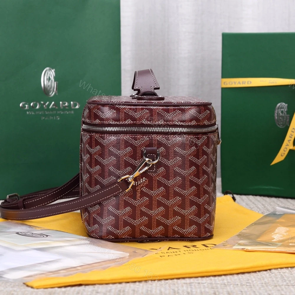 View 3 of 高仿Goyard*Muse系列MUSEVA3單價盒子包朱紅免檢版