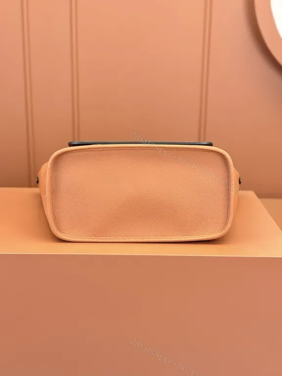 View 8 of Structured Chic Leather Tote: Signature Detailing