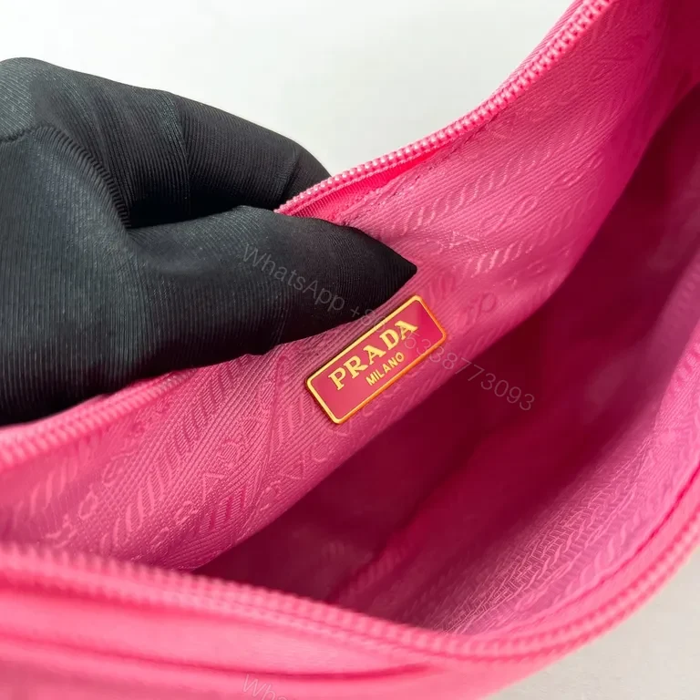 View 5 of Pink Prada-Inspired Mini Bag: Day-to-Night Luxe, Compact, Durable