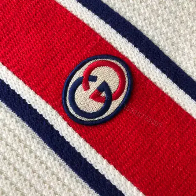 View 3 of GG Knit Cotton Cardigan with Patch – RJK01