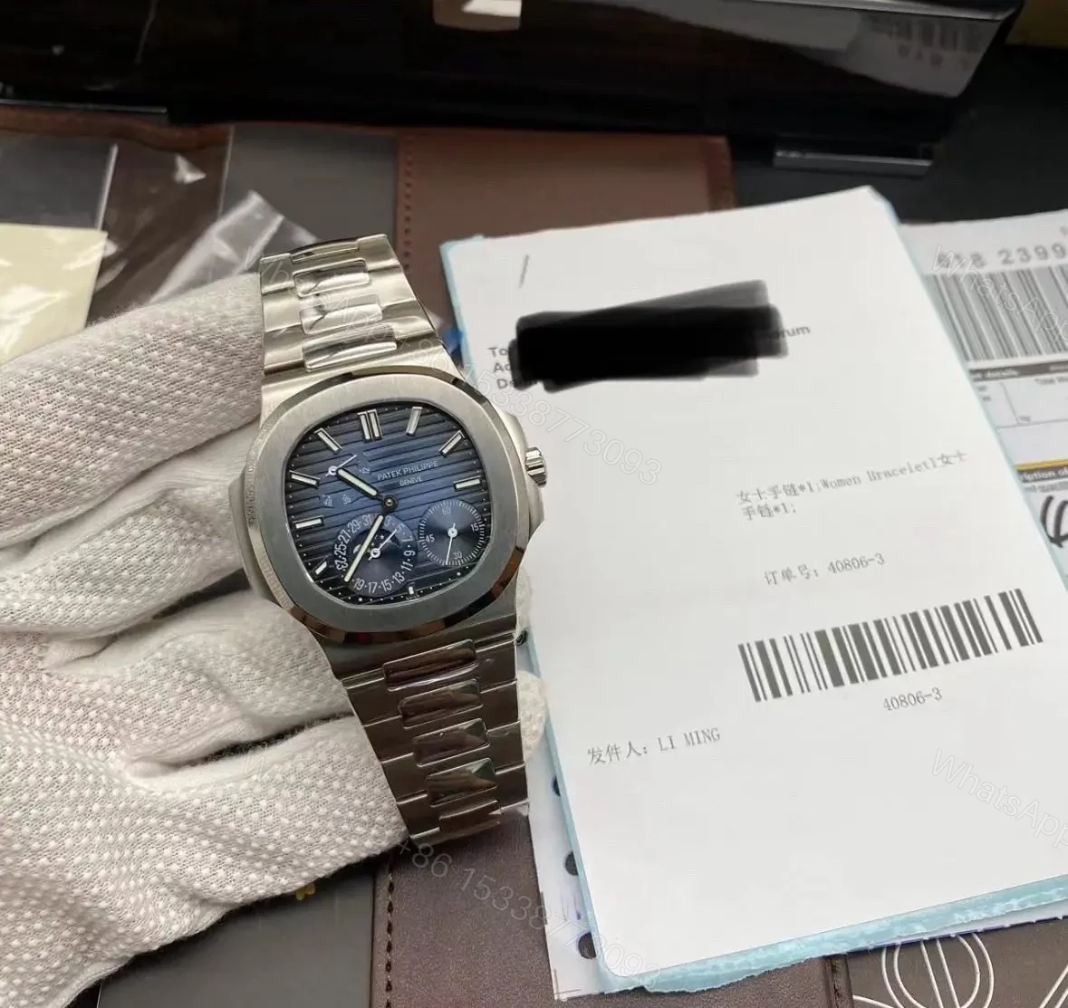 View 4 of Replica Clone Patek Philippe Nautilus 5712/1A-001 Multi-Function Chronograph