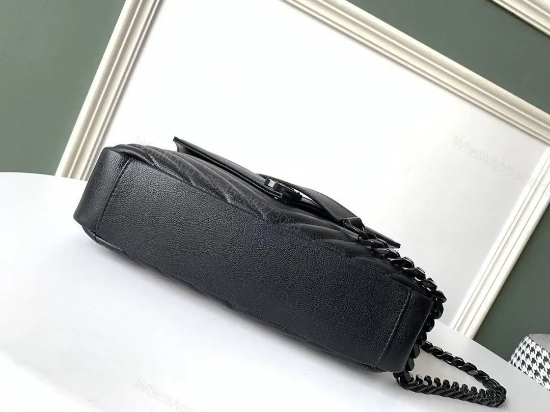 View 7 of YSL College Medium Quilted Leather Bag