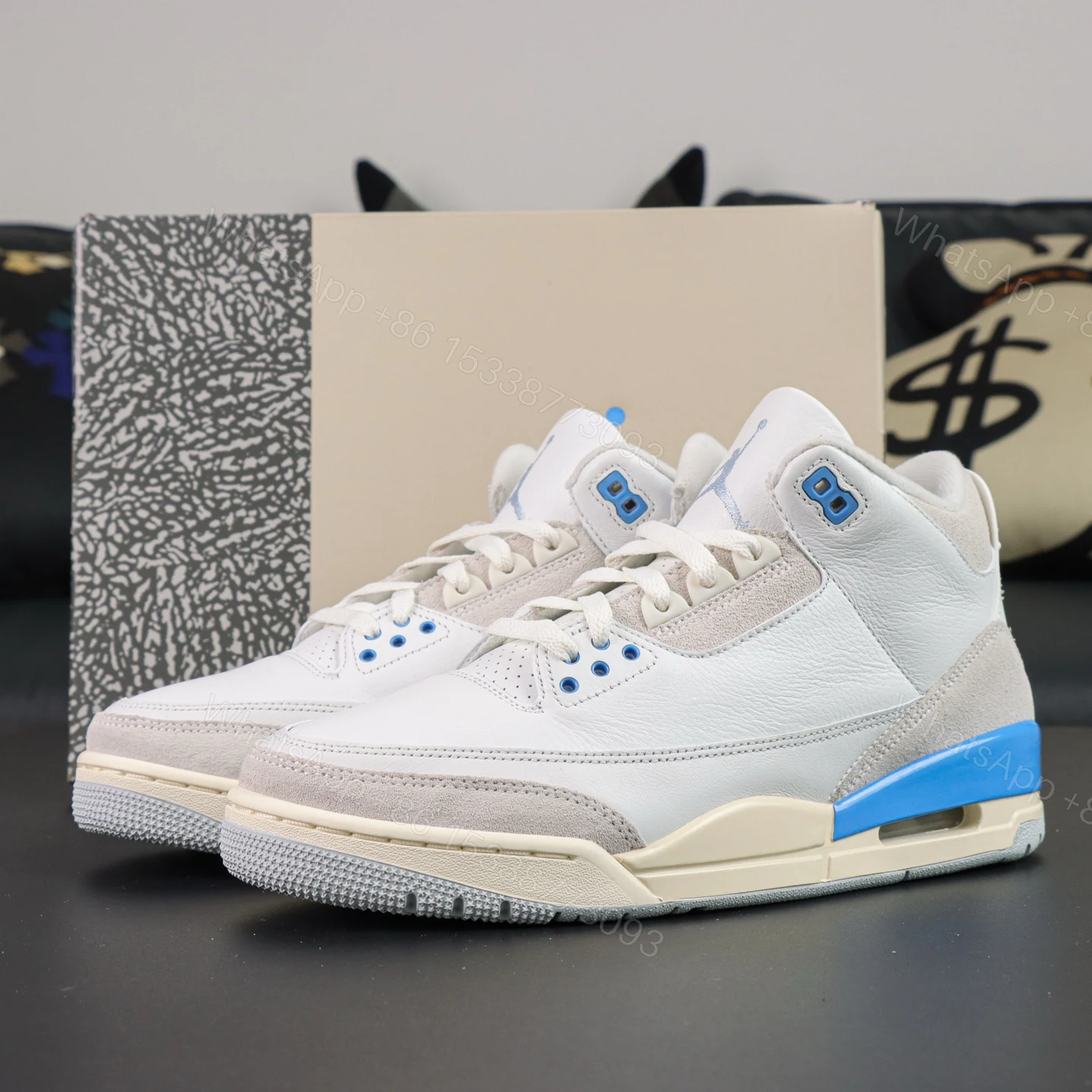 Air Jordan 3 Retro Lucky Shorts Reps — view 1